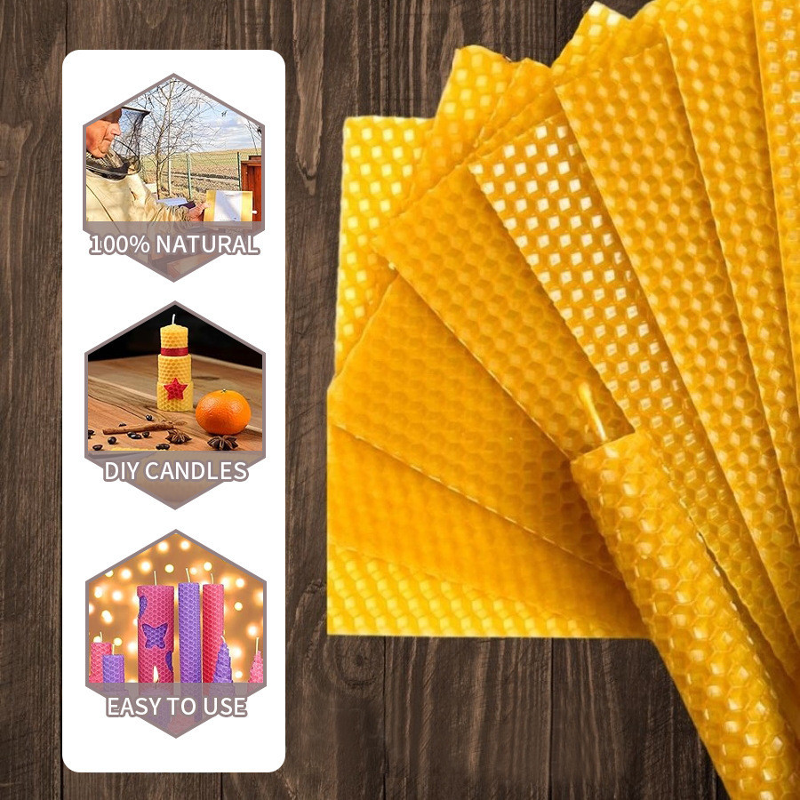 Candle Making Kit Beeswax - 10/20/30pcs Natural Beeswax Sheets For Candle