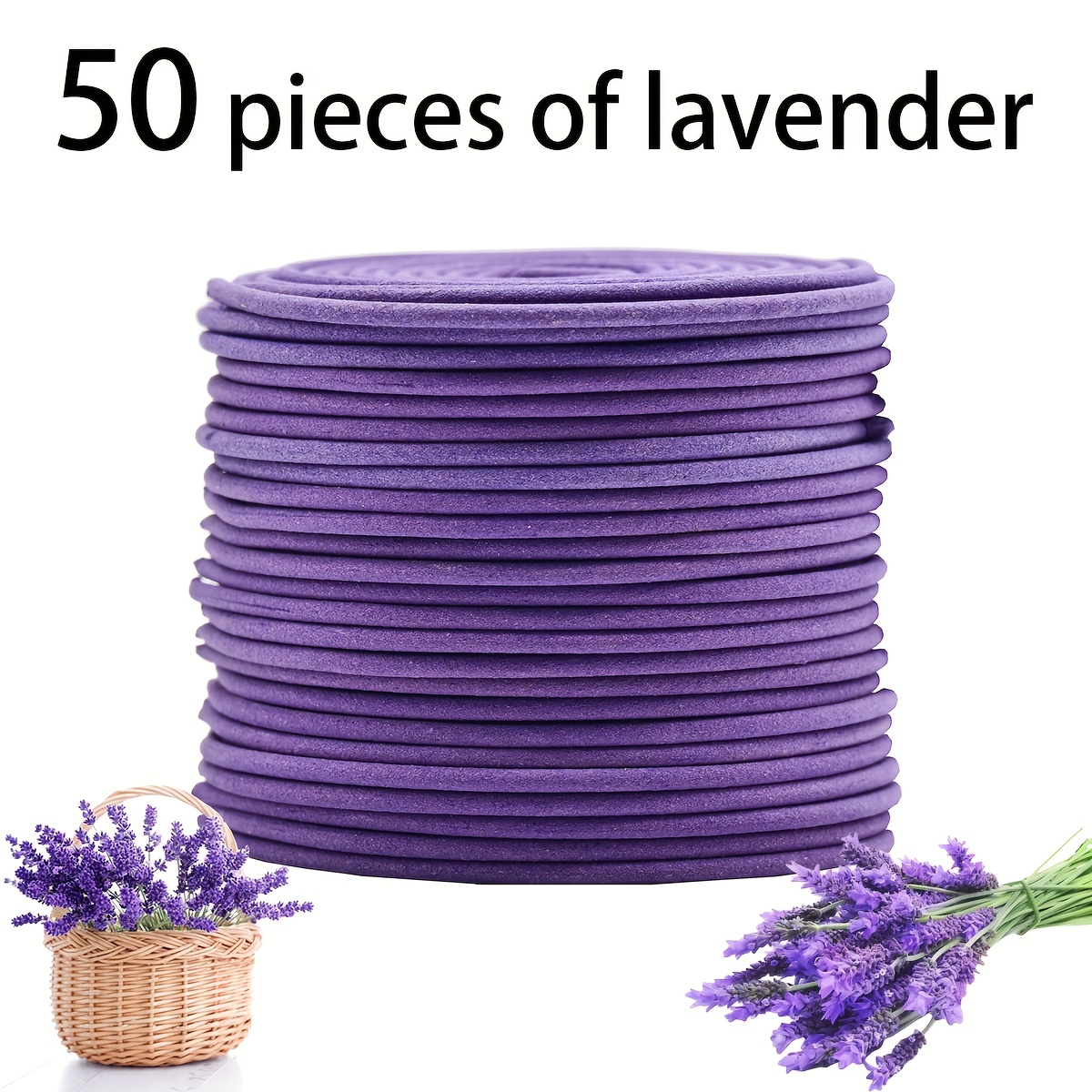 50 Lavender Scented Spiral Can - Uv Inhibitor Candle 评论和价格