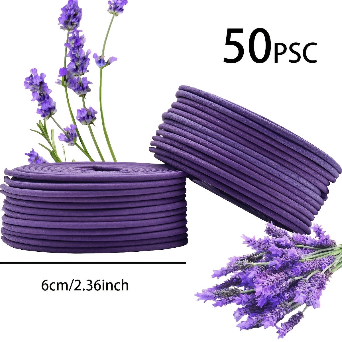 50 Lavender Scented Spiral Can - Uv Inhibitor Candle 评论和价格