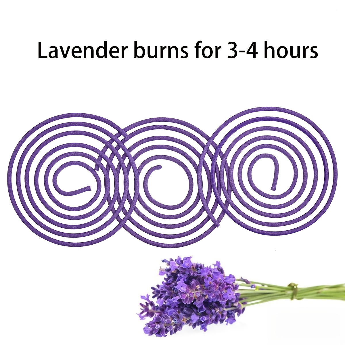 50 Lavender Scented Spiral Can - Uv Inhibitor Candle 评论和价格