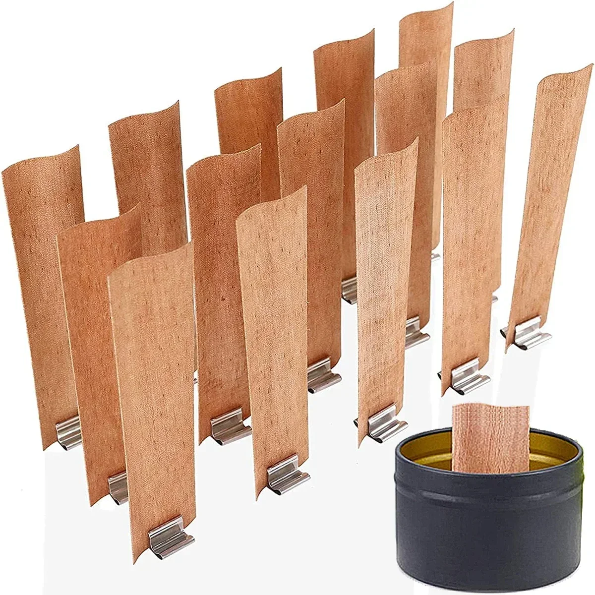 10pcs/set S-Shaped Wooden Cand - Candle Warning Label 评论和价格