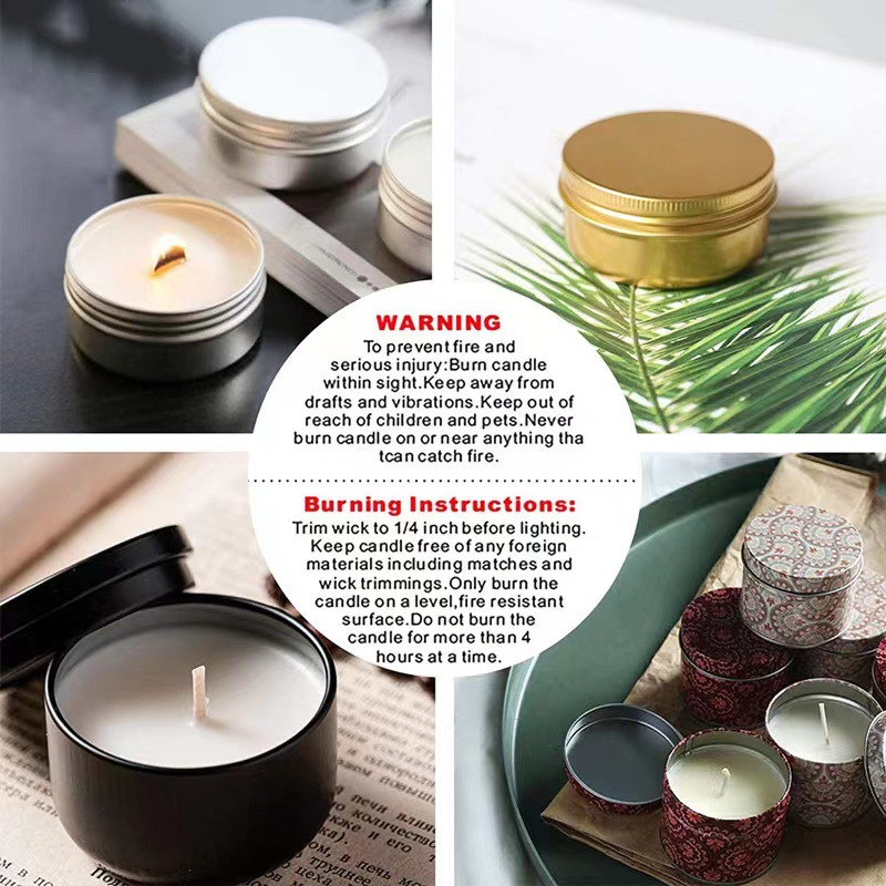 500Pcs White Candle Warning La - Candle Warning Label 评论和价格
