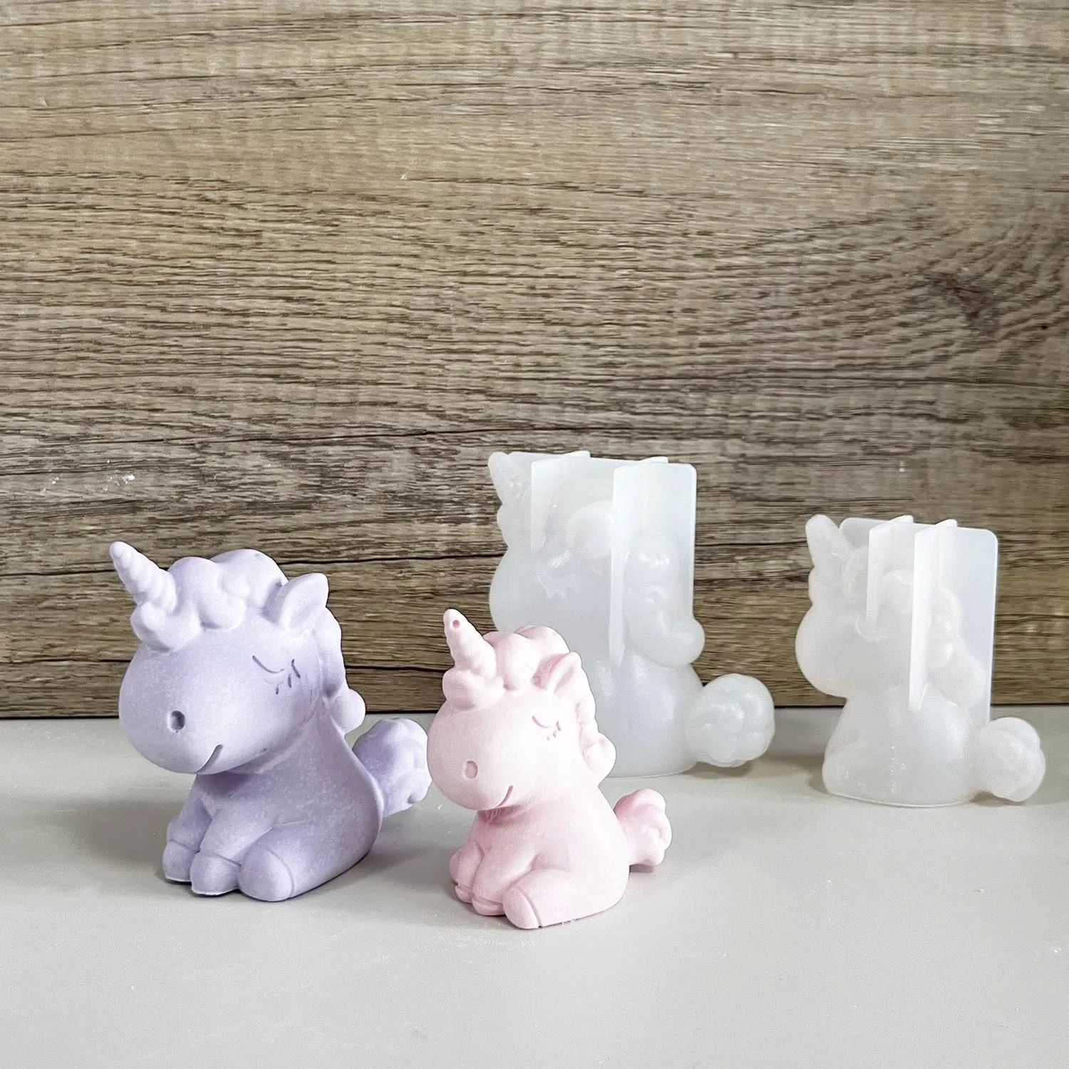 3D Geometric Silicone Unicorn  - Candle Making Supplies Wholesale 评论和价格