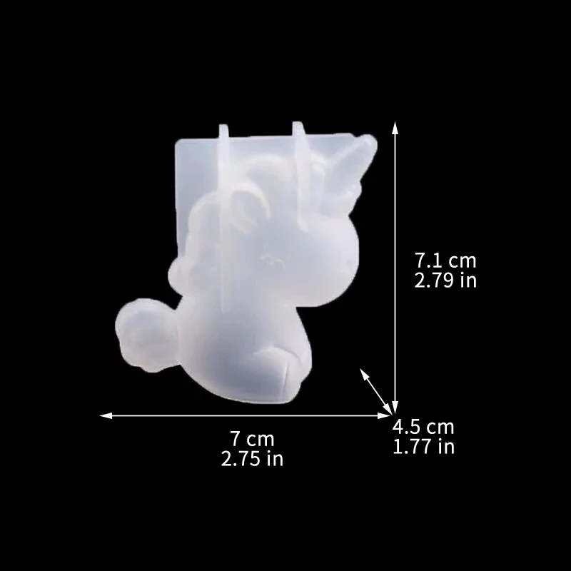 3D Geometric Silicone Unicorn  - Candle Making Supplies Wholesale 评论和价格