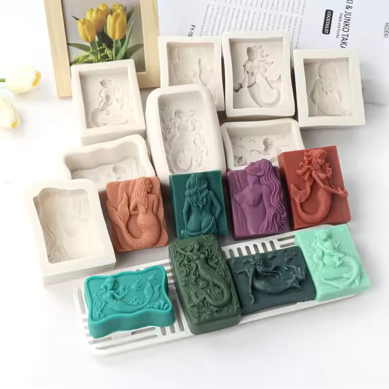 Rectangle Ocean-Style 3D Merma - Candle Making Supplies Wholesale 评论和价格
