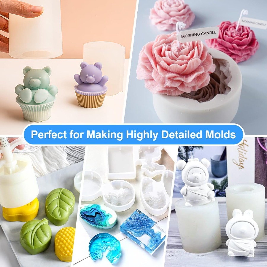Silicone Mold Making Kit, 38.8 - Candle Making Ideas 评论和价格